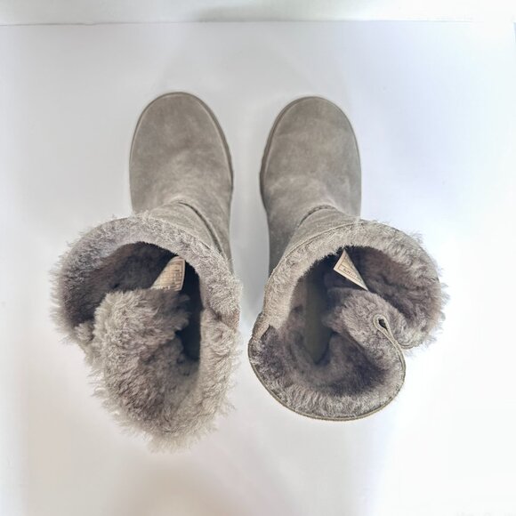 UGG Wedge Gray Ankle Wedge Boots – Size 6.5 - Picture 6 of 8